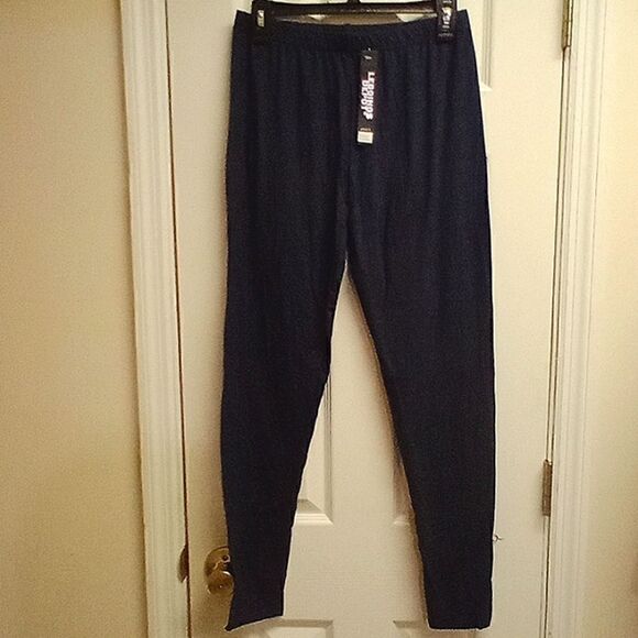 🔟Legging Depot Navy Leggings PLUS SIZE NWT - Picture 1 of 4